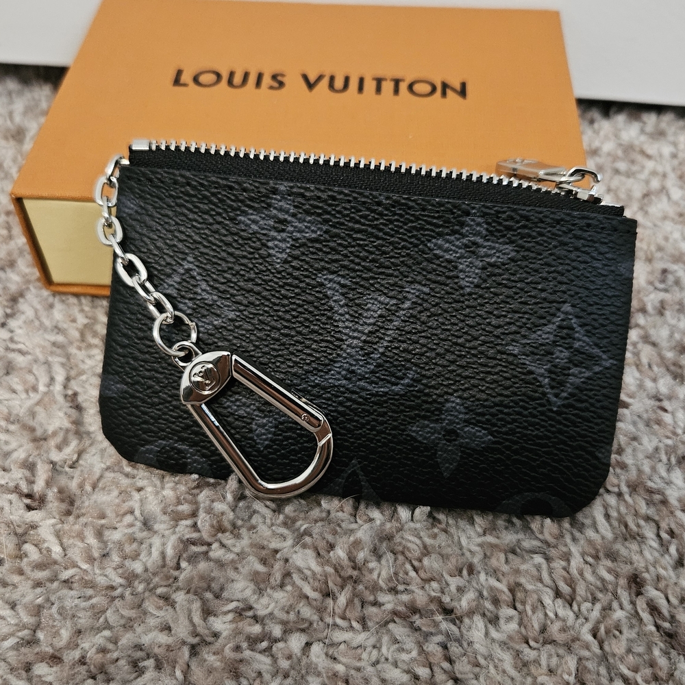 Louis Vuitton Black Monogram Key Pouch